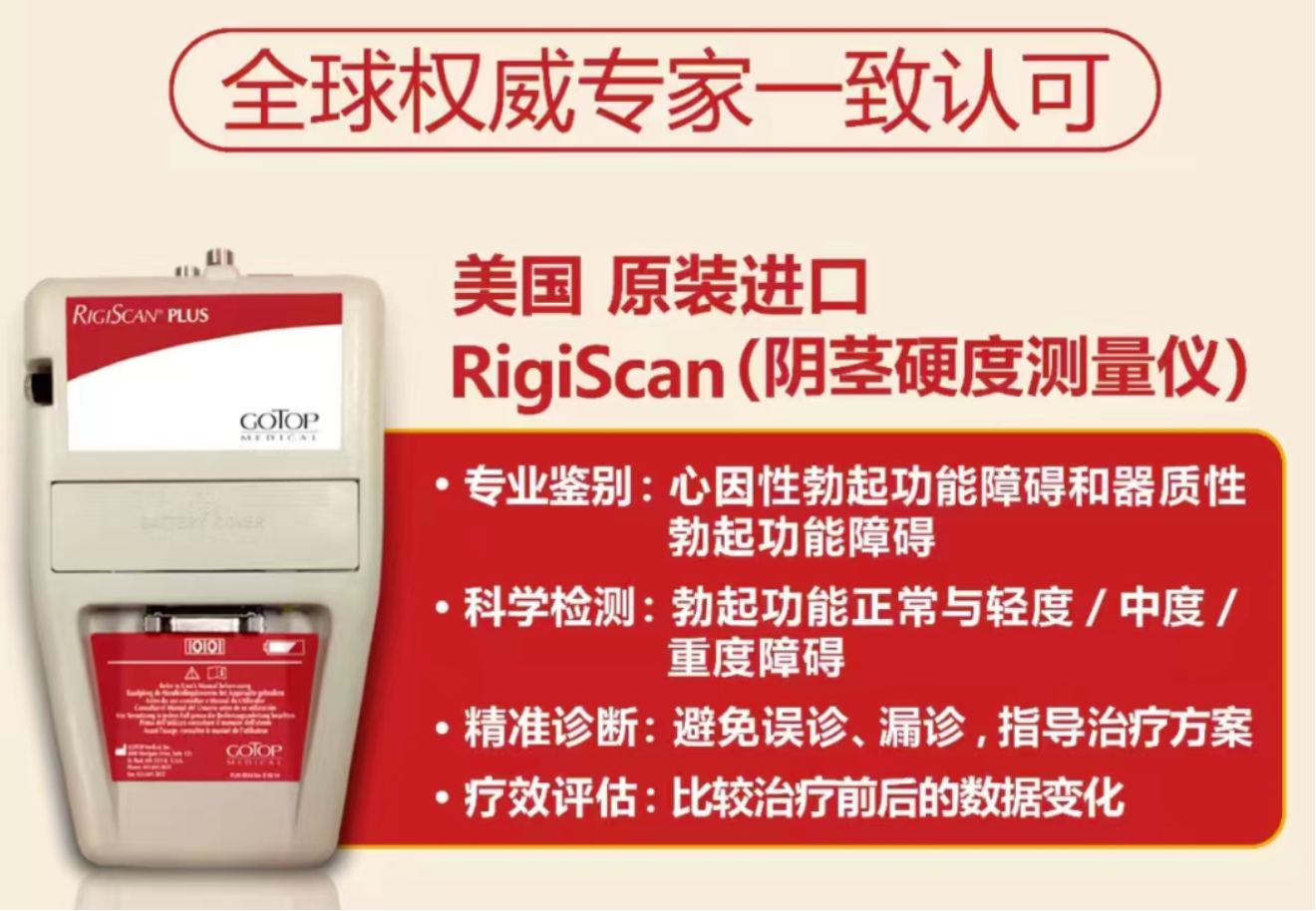 【RigiScan（阴茎硬度检测仪）】勃起功能障碍诊断“金标准”——Rigiscan检测