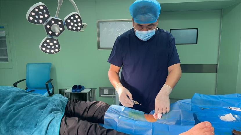 【医院动态】私域大健康医护团队组织开展糖尿病足修复疗法